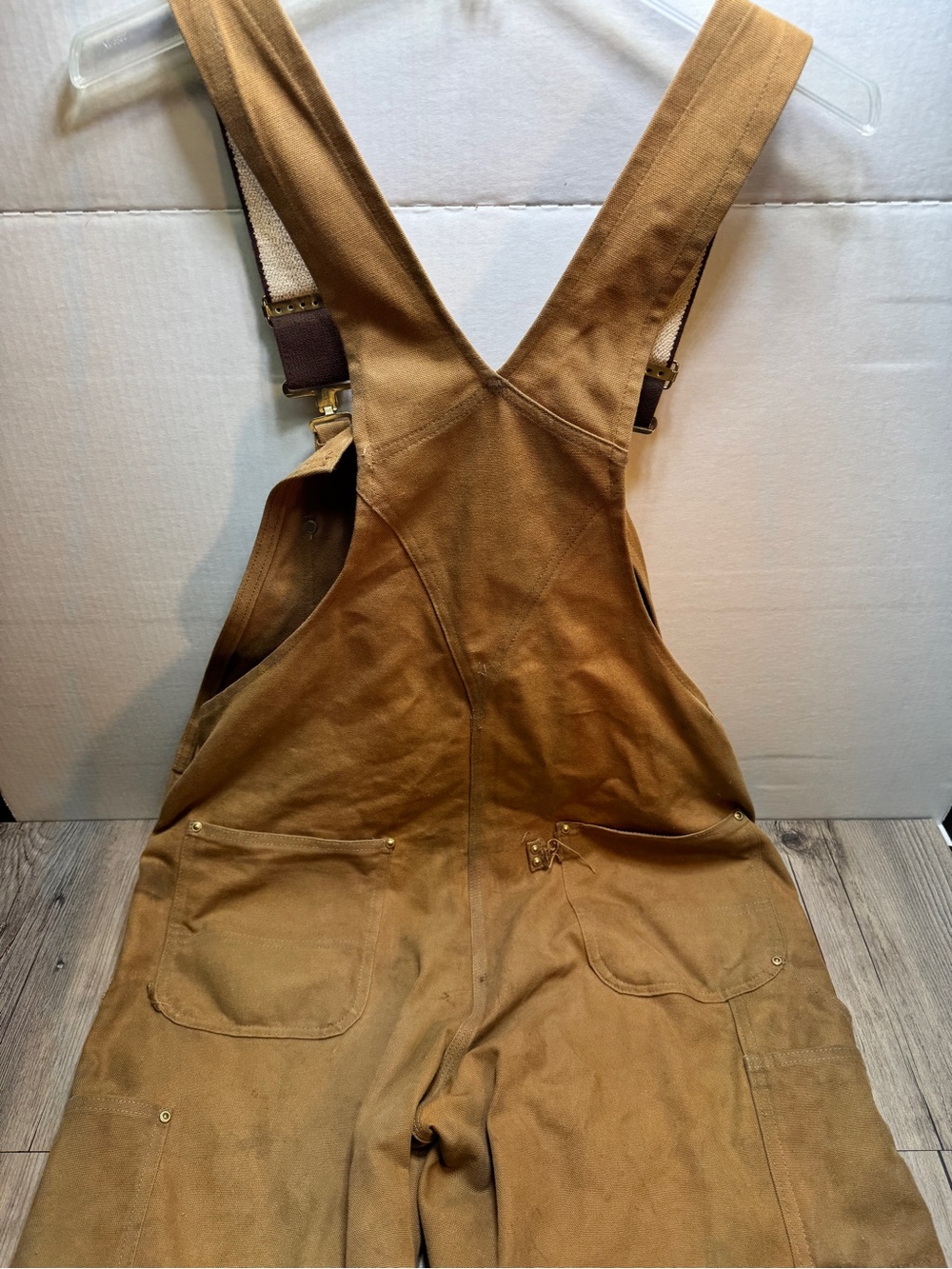 Carhartt Double Knee Overalls Men’s 38x34 Duck Canvas Insulated Made In USA Used - Picture 10 of 14